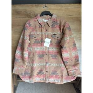 Wrangler Retro Shacket Women's XL Multi Aztec Collared Snap Button 112353134 NWT